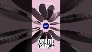 Create a Cinematic 3D Shape Array in After Effects