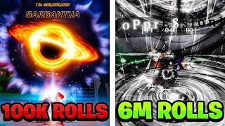 100K Vs 6 MILLION Rolls In Sol's RNG (RAREST ACCOUNTS IN THE GAME)