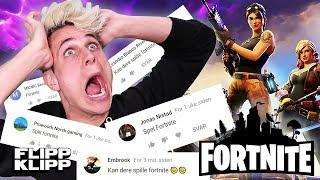 FORTNITE SANG - SPILL FORTNITE!