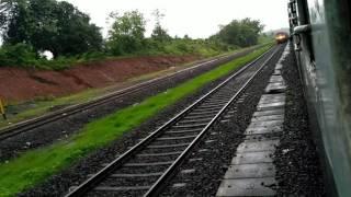 Tejas express KYN WDP-3A #15535 hauled 11086 MAO-LTT Double-Decker Express..