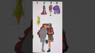 Which one is correct ? Dipper and Mabel from Gravity Falls - 3 #gravityfalls #art