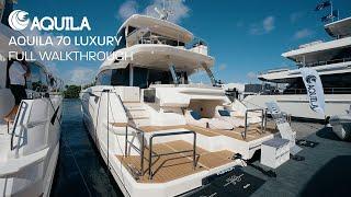 Inside an Aquila 70: Luxury Power Catamaran Tour