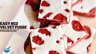 Easy Red Velvet Fudge