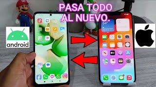 Pasa toda tu Información de Android a iPhone o viceversa (Cualquier marca)