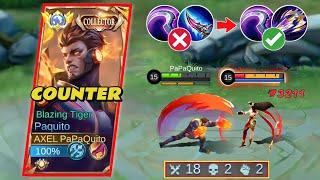 THIS IS HOW YOU COUNTER ESMERALDA USING PAQUITO | PAQUITO NEW BUILD TO COUNTER ESMERALDA MLBB