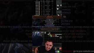 "Wish me Luck" worked perfectly on POE !! #shorts #poe #twitch #bigmoment #clip  #pathofexile