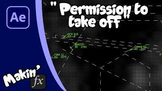 Create an Air Traffic Control Display in After Effects