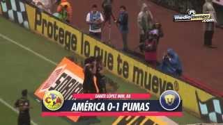 El gol del: América vs Pumas (0 - 1)