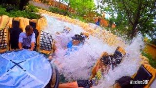 Popeye Raging Rapids Water Ride - Universal Orlando - SOAKED!