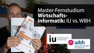 Master Wirtschaftsinformatik per Fernstudium: IU vs. WBH im Vergleich | berufsbegleitend studieren