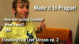 Made it to Prague! - TravelingTice Live Stream ep. 2