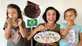 Americans Try Brazilian Brigadeiro