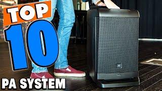 Top 10 Best PA Systems Review In 2024