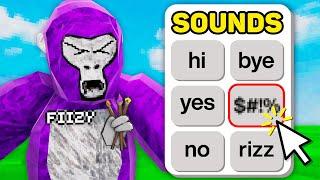 Trolling with a FAKE Soundboard in Gorilla Tag