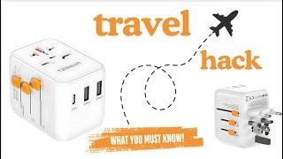 Essential Travel Tip: Universal Plug Adapter Review | Perfect for Global Travelers!