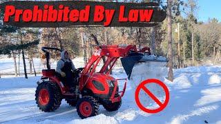 I CAN'T DO THIS WHEN PLOWING SNOW...CAN YOU?