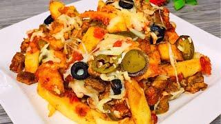 Loaded Pizza Chips | The Best Loaded Chips Recipe | اب چپس کا پیزا بناے پوری فیملی کیلے