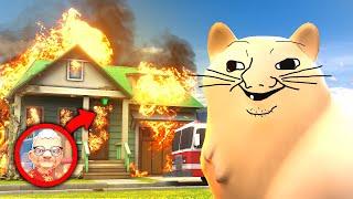 I ESCAPED Grannys house in I Am Cat VR!