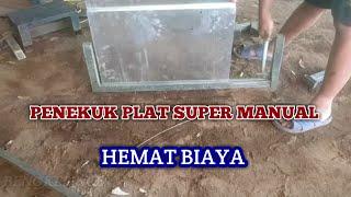 cara menekuk plat dengan cara manual