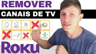 Deletar canais Abertos TV ROKU - (ocultar - remover)