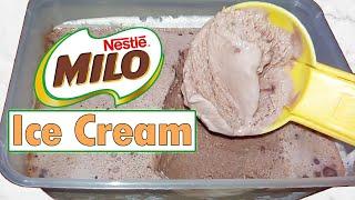 MILO ICE CREAM | Only 2 Ingredient!  (DIY)