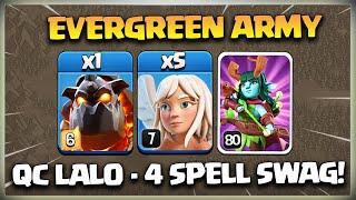 Best Th14 QC LaLo + SWAG | Th14 Queen WALK Lavaloon | Best TH14 Attack Strategy Clash of Clans coc