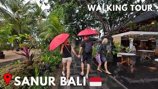 Bali Walking Update | Bali's Wet Season Situation | Rainy Day In SANUR Bali Today December 2024