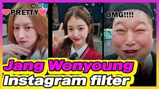 [4K] LOL IVE jang wonyoung instagram filter (ENG SUB)