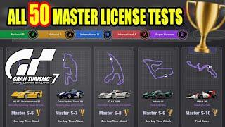 GT7 - All 50 Master License Tests Gold - Update 1.40