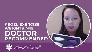 Intimate Rose Kegel Exercise Weights Are Doctor Recommended