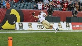 UCF WR JJ Worton Incredible One Handed Diving Touchdown Catch. Catch of the Year!!