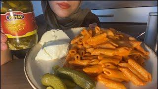 Gigi Hadid Makarnası | Kavga | Jalapeno Biber Turşusu| Türkçe Asmr | Eating Sound