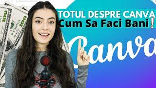 Bani Online Cu Aplicatia Canva? (Tutorial Canva Pentru Incepatori)- Metode De A Castiga Bani Online!