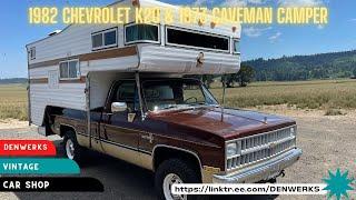 1982 Chevrolet K20 Scottsdale 4x4 with 1973 Caveman Camper * DENWERKS * Bring a Trailer * FOR SALE