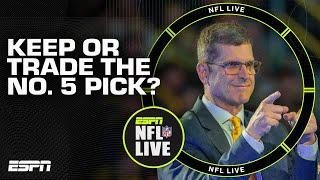 Should the Chargers pick at No. 5 or trade their pick?  'They've got A LOT of holes!' - Mina Kimes