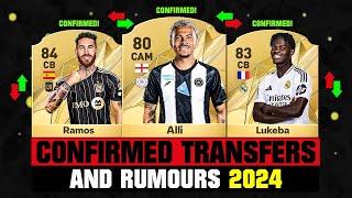 FIFA 25 | NEW CONFIRMED TRANSFERS & RUMOURS!  ft. Dele Alli, Sergio Ramos, Lukeba... etc