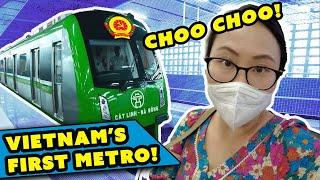 Hanoi has a new METRO SYSTEM and it's AWESOME!