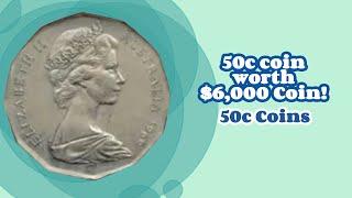 50c coin worth $6,000 Coin!   (50c Coins)