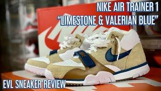 NIKE AIR TRAINER 1 “LIMESTONE & VALERIAN BLUE” | EVL SNEAKER REVIEW | EVL TV