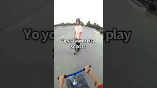 Game of SCOOT challenge #short #scooter #redbull #skate #shorts #insane #viral #scoot