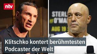 "Gibt russische Propaganda wieder": Klitschko kontert berühmtesten Podcaster der Welt | ntv