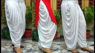 Dhoti Salwar Cutting and Stitching| 2 mtr कपड़े में Dhoti Pant Cutting & Stitching