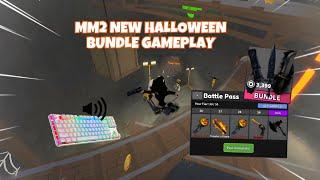 MM2 BUYING NEW HALLOWEEN BUNDLE + GAMEPLAY (KEYBOARD ASMR)