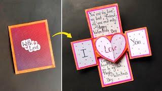 Valentines Day Card | DIY Pop Up Card | Valentines Day Card Ideas | Valentine's Day Gift Ideas