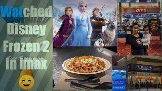 Sunday Vlog// Fun time with family// went to Disney Frozen 2 movie in IMAX in Palasades Mall......