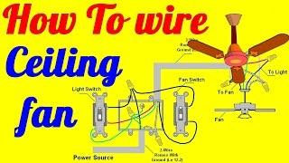 How To Wire Ceiling Fan With Light Switch