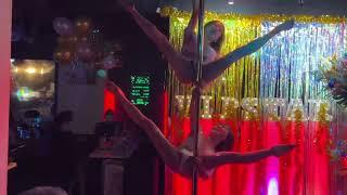 VIP STAR ⭐️ HON ATSUGI back to back show’s pole dance and aerial dancing ⭐️japanese dancers ⭐️