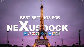 How to setup winstep Nexus icon dock | Best settings for nexus dock | TechWiz Hub