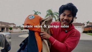 week in my life + sourcing for vintage clothes at garage & estate sales