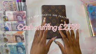 CASH STUFFING £2,379 | CASH ENVELOPES, SINKING FUNDS, SAVINGS CHALLENGES | UK CASH STUFFER